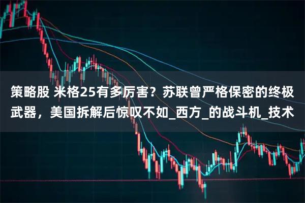 策略股 米格25有多厉害？苏联曾严格保密的终极武器，美国拆解后惊叹不如_西方_的战斗机_技术